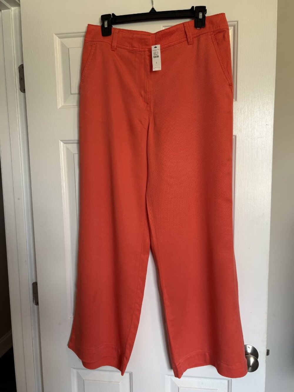 Talbots Wide Leg Chino Pants Size 8